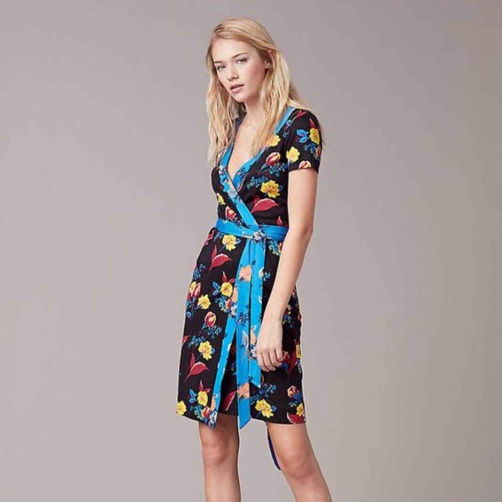 - Diane Von Furstenberg New Julian Two Banded Wrap Dress